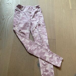 99 degree by Reflex girls purple camo leggings size 10